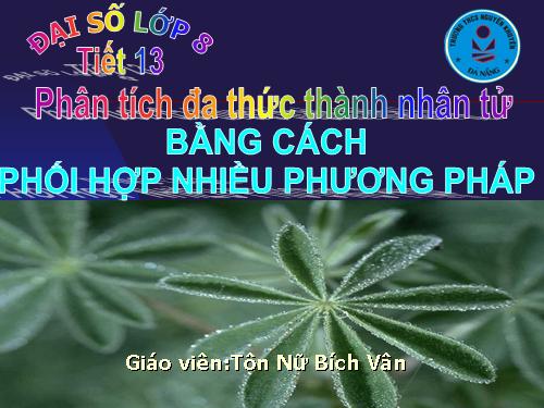 Chương I. §9. Phân tích đa thức thành nhân tử bằng cách phối hợp nhiều phương pháp