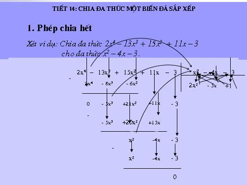 Chương I. §12. Chia đa thức một biến đã sắp xếp