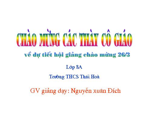 Chương IV. §1. Liên hệ giữa thứ tự và phép cộng