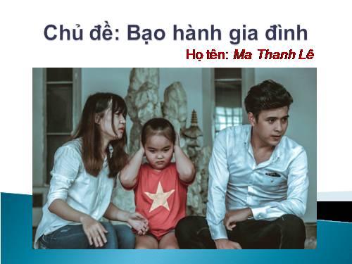 Bạo hành gia đình