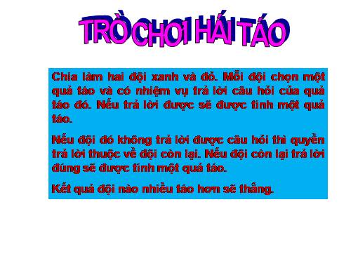 Trò chơi hái táo