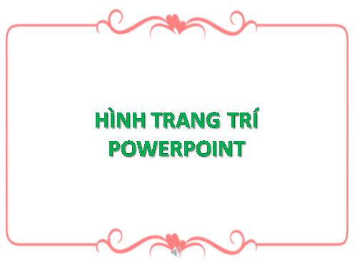 Hình Trang Trí PowerPoint