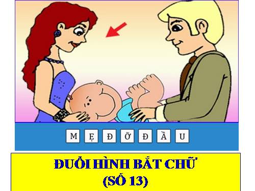 Trò chơi: ĐUỔI HÌNH BẮT CHỮ (Số 13)