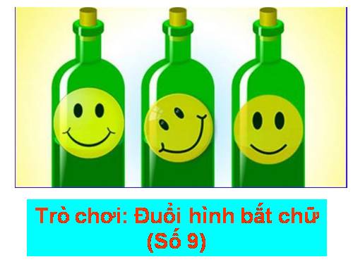 Trò chơi: Đuổi hình bắt chữ (Số 9)