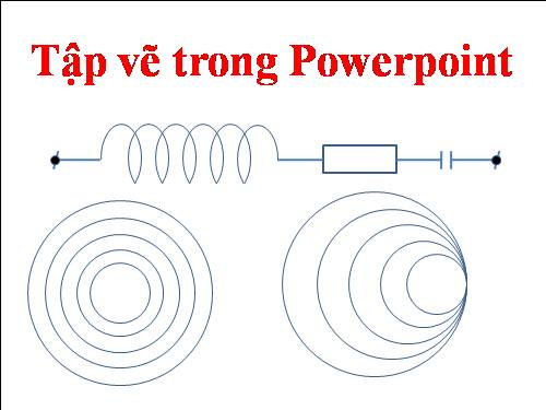 Tập vẽ trong Powerpoint 2007