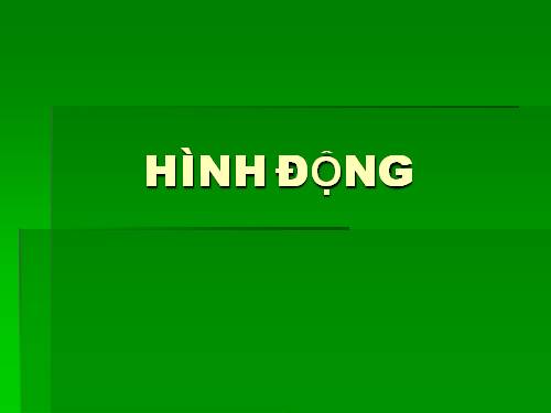 Hình động +Câu đố+ĐHBC