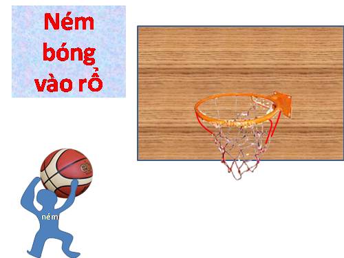 TRÒ CHƠI: NÉM BÓNG VÀO RỔ (CHƠI BÓNG RỔ)