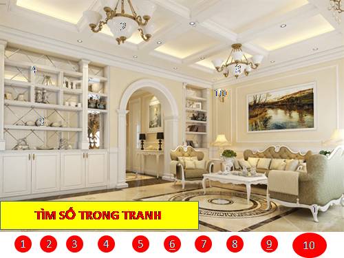 TRÒ CHƠI: TÌM SỐ TRONG TRANH (tt)