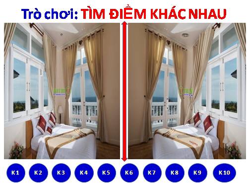 TRÒ CHƠI: TÌM ĐIỂM KHÁC NHAU