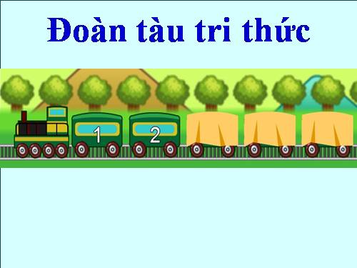 TRÒ CHƠI: ĐOÀN TÀU TRI THỨC