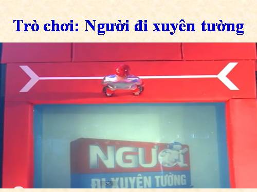 Trò Chơi: NGƯỜI ĐI XUYÊN TƯỜNG