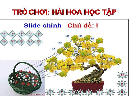 TRÒ CHƠI HÁI HOA HỌC TẬP