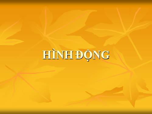 Hình Động