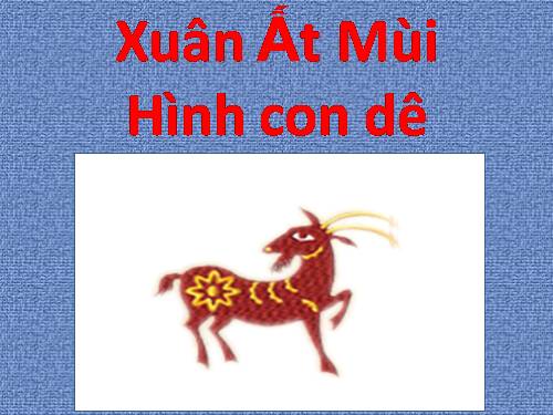 Năm Ất Mùi -Hình con dê