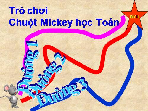 TK TRÒ CHƠI CHUỘT MICKEY HỌC TOÁN