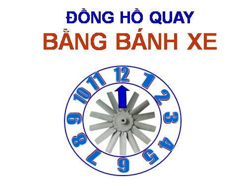 ĐỒNG HỒ BÁNH XE ĐỘC ĐÁO