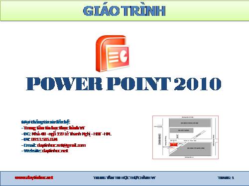 Bài giảng Power Point 2010 (Trung tâm Tin học VT)