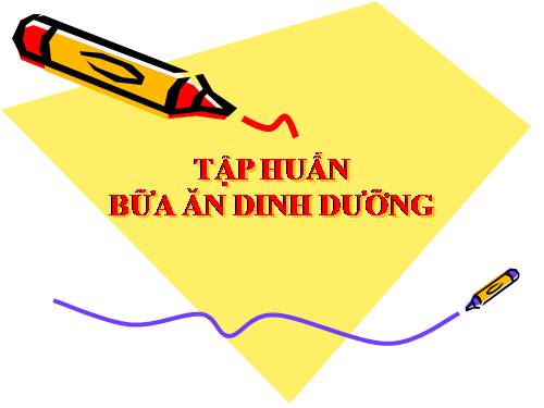 Tập huấn bữa ăn dinh dưỡng cho gia đình