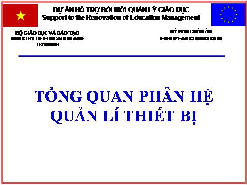 Tổng quan về thiết bị