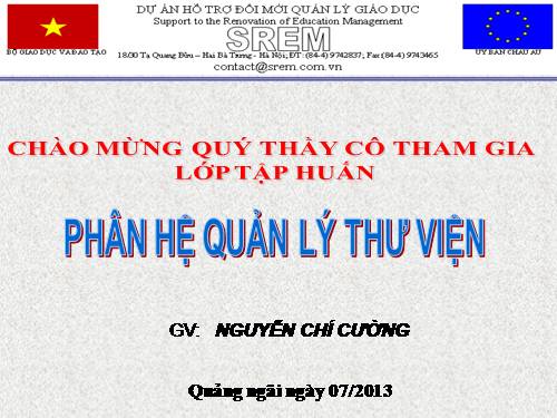 Hướng dẫn sử dụng thư viện