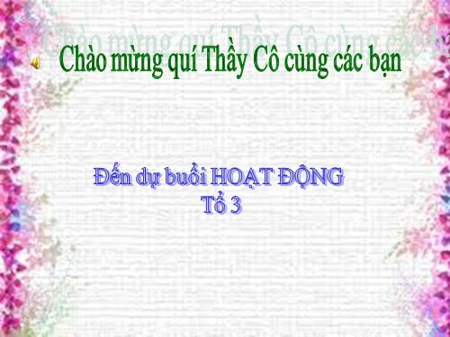 Bài 1 : Hoạt dộng