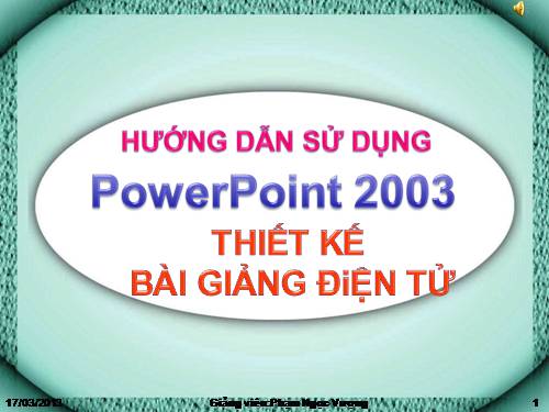 bài giảng  Powerpoint