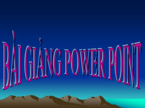 TIN HOC POWER POINT