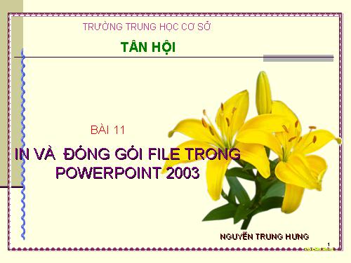 Bai12_In va dong goi trong PP 2003