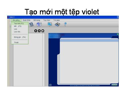 Trèn Violet vào powerpoint