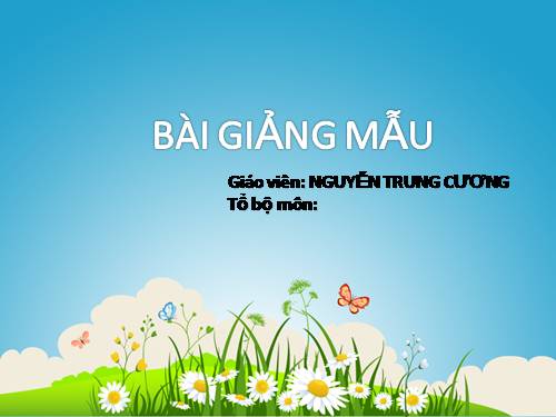 Mẫu powerpoint làm bài giảng điện tử