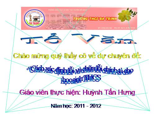 Chuyên đề tổ Văn