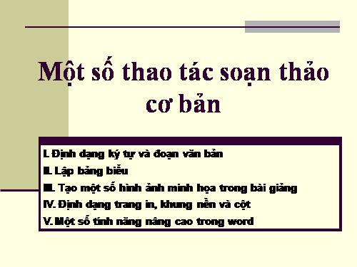 Hướng dẫn sử dụng Word soạn giáo án