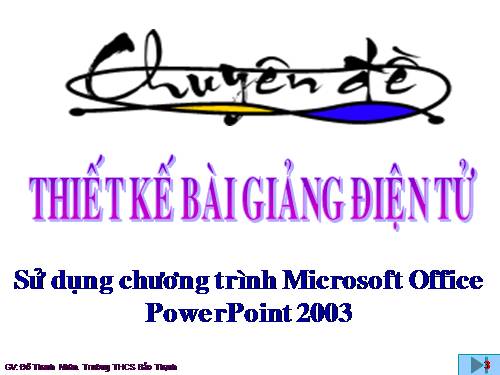 Thiet ke bai giang dien tu