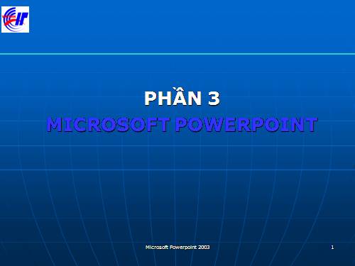 BÀI GIẢNG POWER POINT FULL