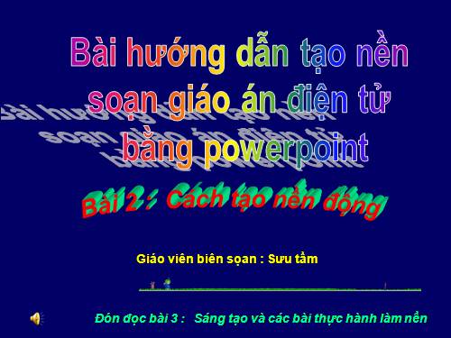 Cách tạo hình nền cho bài giảng ppt trân trọng giới thiệu ...