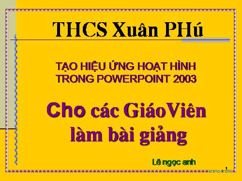 cach tao Hieu Ung cho GV Moi hoc lam bai giang