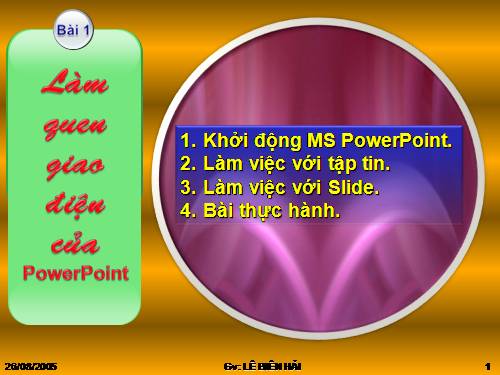 hoc powerpoint