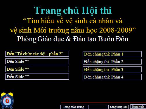 Hội thi Vệ sinh cá nhân và môi trường-MT