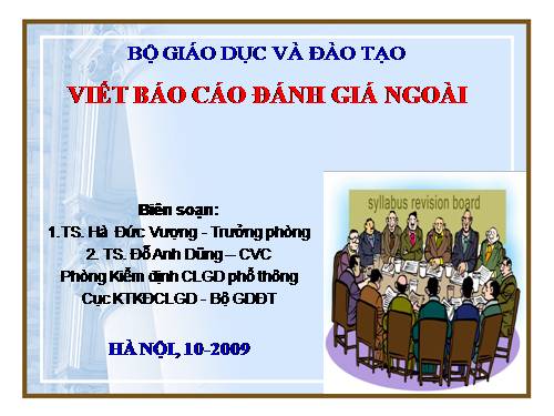 KDCLGD-Viết báo cáo đánh giá ngoài