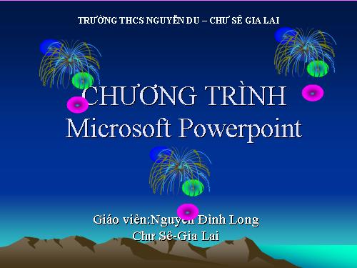 Chương trinh powerpoint