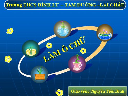 PHƯƠNG PHÁP LÀM TRÒ CHƠI Ô CHỮ