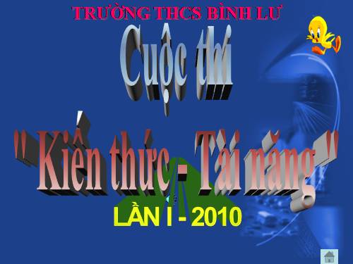 HỘI THI THCS BÌNH LƯ