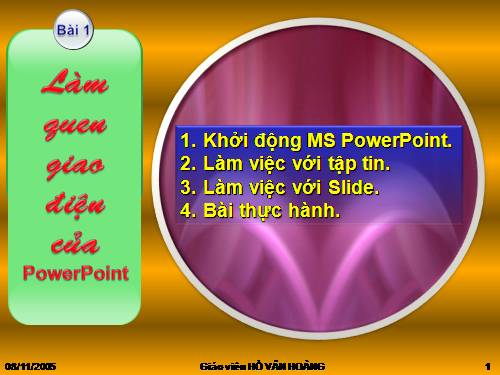 Hướng dẫn sử dụng Powerpoint 2003