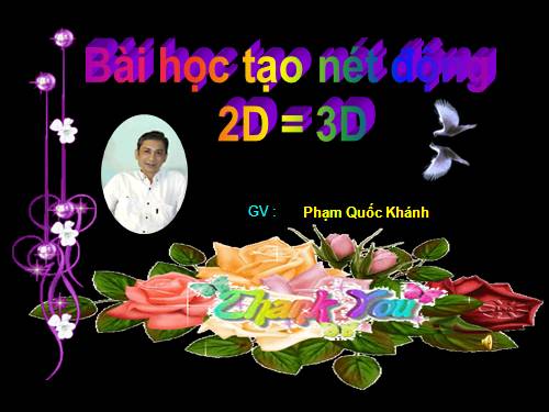 Tạo nét động 2D, 3D