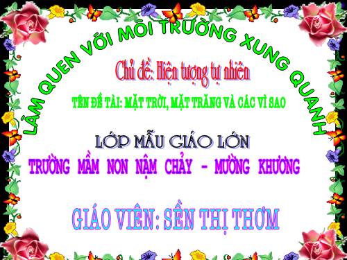 Một số hiện tượng tự nhiên