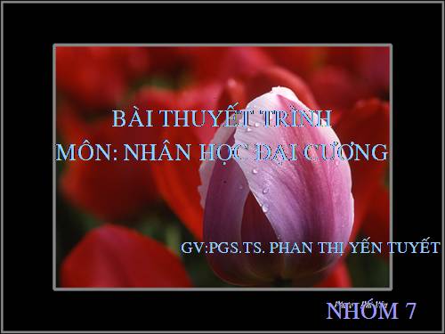 nhân học đại cương