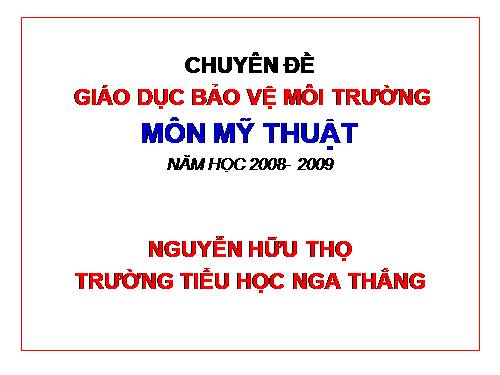 MỸ THUẬT