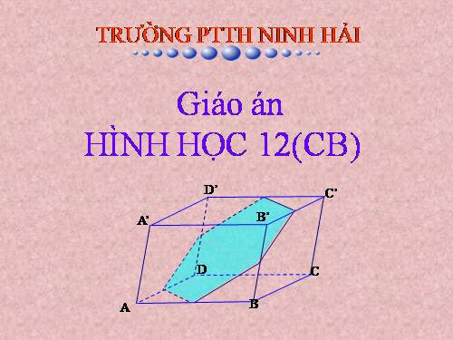 Phương trình đường thẳng trong KG