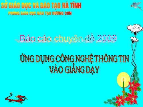 báo cáo chuyên đề