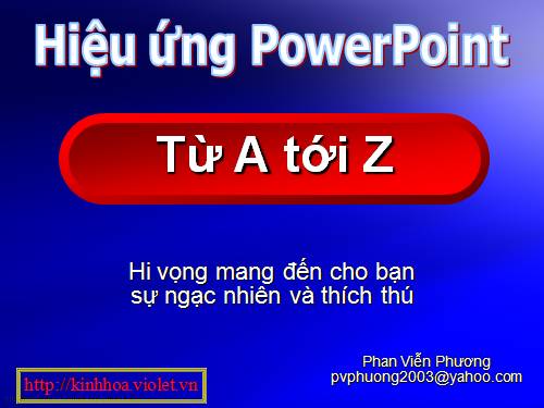 Hiệu ứng Power Point